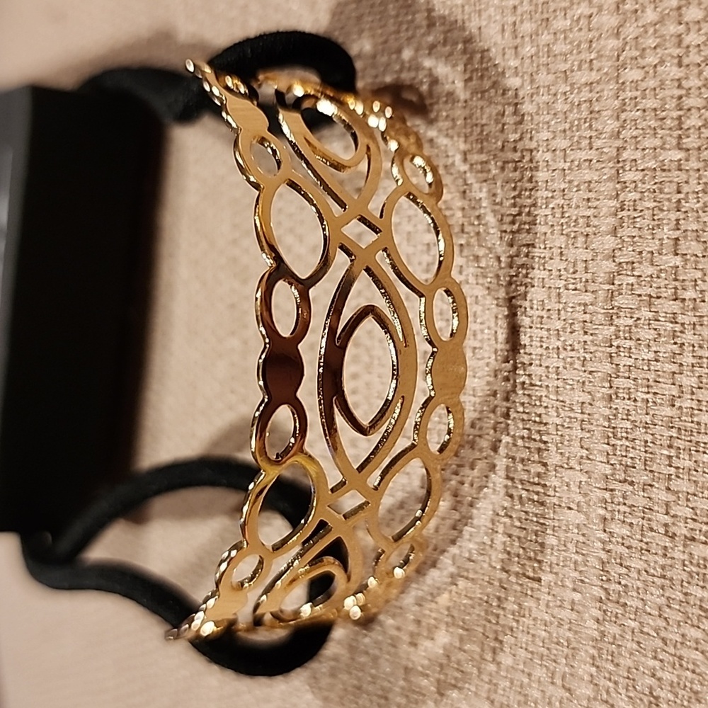New Lulus Gold-Tone Ponytail Holder, NWT